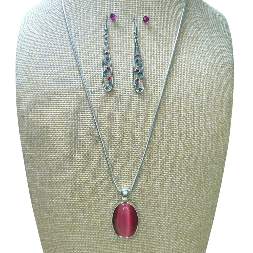 Boho Eclectic Jewel Tone Y2K Jewelry Lot of 3 from RMN